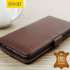 Olixar Genuine Leather Samsung Galaxy S7 Edge Wallet Case - Brown 1