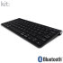 Kit: Premium Aluminium Smartphone & Tablet Bluetooth Keyboard - Black 1