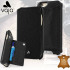 Vaja Niko iPhone 6S / 6 Premium Leather Wallet Case - Black 1