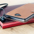 Mozo Microsoft Lumia 650 Leather-Style Flip Cover - Cognac 1