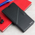 Mozo Microsoft Lumia 650 Leather-Style Thin Flip Case - Black 1