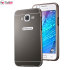Tuff-Luv Samsung Galaxy J5 2015 Brushed Metal Bumper Case - Black 1