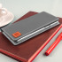 Moncabas Vintage Leather Samsung Galaxy Note 5 Wallet Case - Grey 1