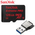 SanDisk Extreme Pro 128GB Micro SDXC Card - 275MB/s Class 10 UHS-II 1