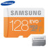 Carte mémoire MicroSDXC Samsung EVO Classe 10 + adaptateur– 128Go 1