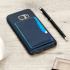 Olixar Leather-Style Samsung Galaxy S7 Card Slot Case - Blue 1