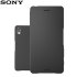 Original Sony Xperia X Style Cover Flip Case Tasche Graphite Schwarz 1