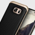 Caseology Envoy Series Galaxy S7 Edge Case - Koolstofvezel Zwart 1