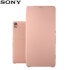 Official Sony Xperia XA Style Cover Flip Case - Rose Gold 1