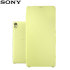 Official Sony Xperia XA Style Cover Flip Case - Lime Gold 1