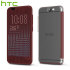 Funda HTC One A9 Oficial Dot View Ice Premium - Roja Oscura 1