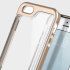 Caseology Skyfall Series iPhone SE Case Hülle in Rosa Gold / Klar 1