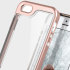 Caseology Skyfall Series iPhone SE Case - Rose Gold / Clear 1