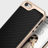 Caseology Envoy Series iPhone SE Skal - Karbon fiber Svart 1