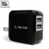 Delton High Speed 2.1A Dual USB US Wall Charger - Black 1