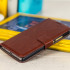 Olixar Wallet Huawei P9 Tasche in Braun 1