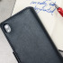 Olixar Genuine Leather Sony Xperia XA Wallet Case - Black 1