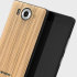 Mozo Microsoft Lumia 950 Wireless Charging Back Cover - Zebra Wood 1