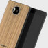 Mozo Microsoft Lumia 950 XL Wireless Charging Back Cover - Zebra Wood 1