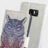 Create and Case Samsung Galaxy S7 Edge Wallet Case - Warrior Owl 1
