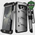 Zizo Bolt Series Samsung Galaxy Note 7 Tough Case & Belt Clip - Steel 1