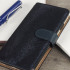 Hansmare Calf iPhone 7 Wallet Case - Navy Blue 1