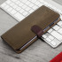 Hansmare Calf iPhone 7 Plus Wallet Case - Golden Brown 1