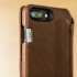 Vaja Wallet Agenda iPhone 7 Plus Premium Läderfodral - Mörkbrun 1