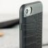 CROCO2 Genuine Leather iPhone 7 Case - Black 1