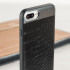 CROCO2 Genuine Leather iPhone 8 Plus / 7 Plus Skal - Svart 1