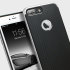 Olixar X-Duo iPhone 8 Plus / 7 Plus Case - Koolstofvezel Zilver 1