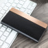 SLG D5 iPhone 7 Calfskin Leather Wallet Case - Black 1