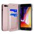 Olixar Lederlook iPhone 8 Plus / 7 Plus Wallet Case - Rosé Goud 1