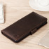 Olixar iPhone 7 Plus Ledertasche Wallet Case in Braun 1