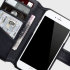 Genuine Leather iPhone 7 Plus Wallet Case - Black 1
