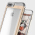 Ghostek Cloak iPhone 7 Plus Aluminium Tough Hülle Klar / Gold 1