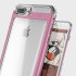 Ghostek Cloak iPhone 7 Plus Aluminium Tough Case - Clear / Pink 1