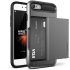 VRS Design Damda Glide iPhone 8 / 7 Wallet Tough Case - Steel Silver 1