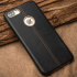 Premium Handmade Genuine Leather iPhone 7 Plus Skal - Svart 1