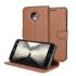 Olixar Leather-Style Motorola Moto Z Play Wallet Stand Case - Brown 1