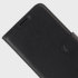 Olixar Leather-Style Wiko Tommy Wallet Stand Case - Black 1