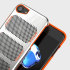 IOM Extreme GT iPhone 7 Stainless Steel Case - Black / Orange 1
