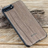 Mozo iPhone 7 Plus Genuine Wood Back Cover - Black Walnut 1