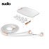 Auriculares Bluetooth para Android Sudio VASA - Blanco/Oro Rosa 1