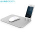 Tapis de souris VRS Design Slate Aluminium avec support smartphone 1