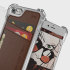 Ghostek Stash iPhone 7 Läder plånboksfodral + Skärmskydd - Brun 1