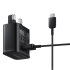 Official Samsung Adaptive Fast Charger & USB-C Cable - Black 1