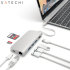 Satechi USB-C Aluminium Multi-Port 4K HDMI Adapter & Hub - Silber 1