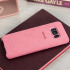 Official Samsung Galaxy S8 Plus Alcantara Cover Case - Pink 1