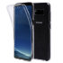 Olixar FlexiCover Komplett Skydd Samsung Galaxy S8 Plus Gelskal - Klar 1